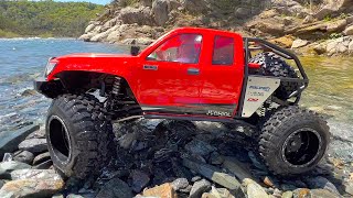 Huge RC Axial SCX6 Honcho Made for the Rocks [upl. by Syned590]