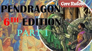 On Pendragon 6th Edition  Part 1 Unboxing [upl. by Sokil]