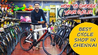 Best cycle shop in chennai How to choose cycle in tamil tspsupercycle kalakalchennai hybrid MTB [upl. by Darwen]