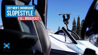 Jeep Men’s Snowboard Slopestyle FULL COMPETITION  X Games Aspen 2022 [upl. by Thacher]