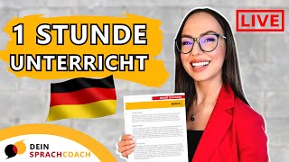 Lerne 1 STUNDE DEUTSCH mit mir🇩🇪 besser schreiben  Diktate  Deutsch lernen [upl. by Towill]