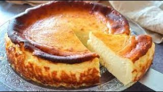 Tarta de queso La Viña ¡La receta original y fácil de hacer [upl. by Eimarej]