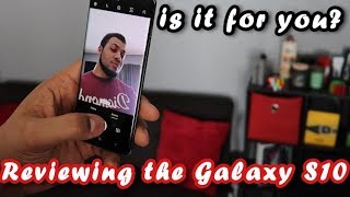 Samsung Galaxy S10 Review Is this the phone for you [upl. by Yalcrab481]