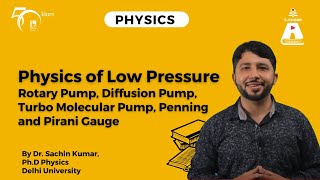 Physics of Low Pressure  Rotary Pump Diffusion PumpTurbo Molecular Pump Penning and Pirani Gauge [upl. by Boudreaux172]