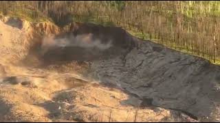 Chilcotin River Landslide Shown Destabilizing [upl. by Atonsah559]