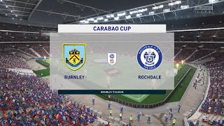 202122 Football League Cup FIFA 22  Third Round  BUR v ROC [upl. by Merri]