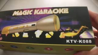 Magic Karaoke KTV K088  Wireless Bluetooth Singing Microphone For Phone  麦克风手机卡拉OK话筒 [upl. by Lomasi824]