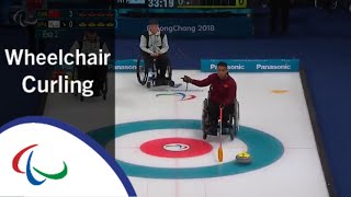 Wheelchair curling China v NPA  Round Robin  PyeongChang2018 Paralympic Winter Games [upl. by Rocher301]