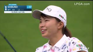 Hinako Shibuno Highlights from the Final Round of the 2019 AIG Womens British Open [upl. by Zetnahs]