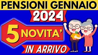 ✅PENSIONI 2024👉5 NOVITA❗️DATE PAGAMENTI➕PEREQUAZIONE➕AUMENTO 54➕PENSIONI MINIME➕ALIQUOTE IRPEF [upl. by Whiffen]