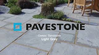 Pavestone Light Grey Sandstone Paving [upl. by Harod]