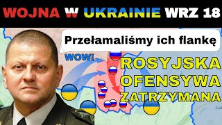 18 WRZ Ukraiński Manewr Szczypcowy NISZCZY ROSYJSKĄ KONTROFENSYWĘ W KURSKU  Wojna w Ukrainie [upl. by Eirolav840]