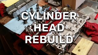 Cylinder Head Rebuild  Mazda B2000 B2200 [upl. by Enneyehs]