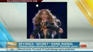 STARTING POINT Beyonces Secret Hand Signal Considered Symbol Of The Illuminati [upl. by Nosnej]