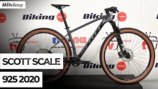 Bicicleta Scott Scale 925 2020  Presentación [upl. by Aruasor]