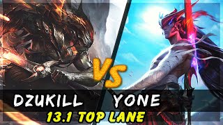 Dzukill  Yasuo vs Yone TOP Patch 131  Yasuo Gameplay [upl. by Amian444]