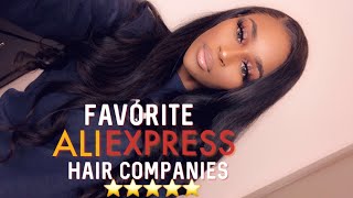 BEST AFFORDABLE HAIR COMPANIES ON ALIEXPRESS  TOP 5 ALIEXPRESS HAIR VENDORS [upl. by Nivel]