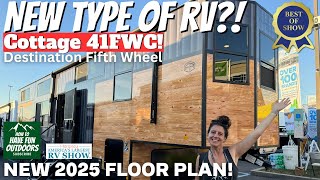 NEW Type of RV 2025 Forest River Cottage 41FWC Fifth Wheel Trailer [upl. by Enyaw]