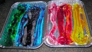 Rainbow Bacon Strips Tutorial [upl. by Elicec238]