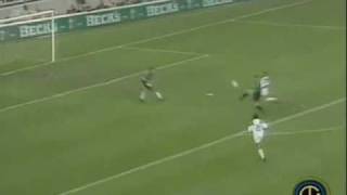 Gol di Bergkamp  Inter vs Apollon Limassol 10 [upl. by Aisorbma]