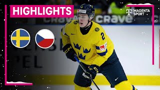 Schweden  Tschechien  IIHF U20 EishockeyWM  MAGENTA SPORT [upl. by Styles]