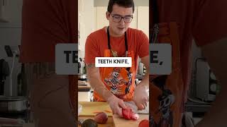 Serrated knife Hack for Cutting Tomatoes [upl. by Joab83]