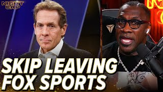 Shannon Sharpe reacts to Skip Bayless leaving Undisputed amp Fox Sports  Nightcap [upl. by Gan]