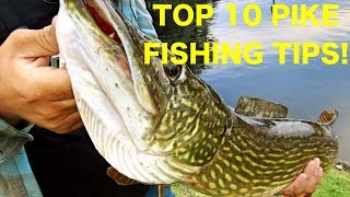 10 Tips to help you catch more pike on lures Pike fishing tips and techniques [upl. by Marvin]