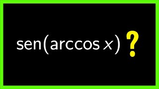 ✅ SENO del ARCOCOSENO 🤣 💪 razones trigonométricas funciones propiedades matematicas shorts [upl. by Cynara]