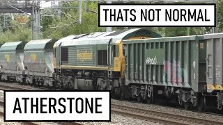 Trains at Atherstone 260822 [upl. by Merridie903]