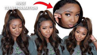 OMG 🤎 Highlight Body Wave Wig 13×4 HD Lace Front Wig  RECOOL [upl. by Gautious]