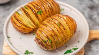 The BEST Hasselback Potatoes Recipe [upl. by Akema]