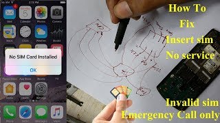 Insert sim Card Problem SOLUTION ALL Mobile Insert SIMEmergency call onlyNo Service Full Tutorial [upl. by Enirrok]