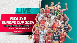 RELIVE  FIBA 3x3 Europe Cup 2024  SemiFinals [upl. by Olenta971]