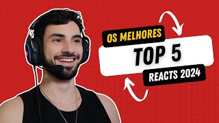 OS MELHORES TOP 5 REACTS 2024 MPOSSIVEL NÃO RIR [upl. by Gilletta717]