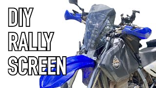 DIY Rally Screen on any bike [upl. by Tivad]