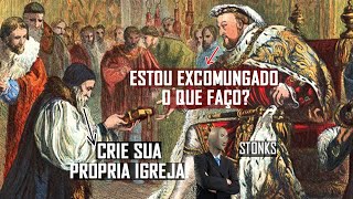 Como a Inglaterra deixou de ser católica  Origem do Anglicanismo [upl. by Nymzaj348]