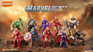 Blokees MARVEL Heroes Infinity Saga Super Hero Series 01 – Complete Lineup Revealed [upl. by Leontine]