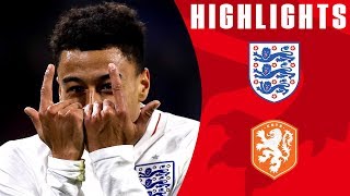 Netherlands 01 England  Lingard Scores Winner in Promising Night for England  Official Highlights [upl. by Mellen]