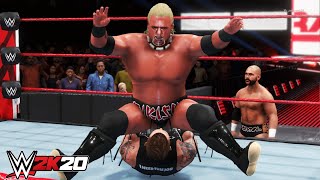 RIKISHI  TOP MOVES SIGNATURE FINISHER  WWE 2K20 [upl. by Chandos438]