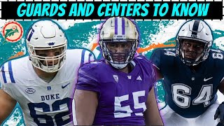 Best Interior Offensive Line Fits for the Miami Dolphins in the 2024 NFL Draft [upl. by Arocet]