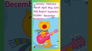 January February song months of the year song staylittlechannel kindergarten [upl. by Mayce]