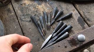 Forging Medieval Arrowheads [upl. by Oliana]