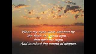 Simon amp Garfunkel  The Sound of Silence  Lyrics [upl. by Joline]