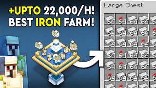 BEST IRON FARM Minecraft Tutorial  NEXTGEN  100 Stable [upl. by Nahgrom58]