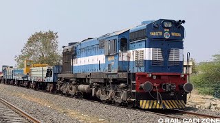 Nanded Purna Electrification Train with Gooty WDM3A Locomotive  Train Videos Indian Railways wdm3a [upl. by Feldstein]