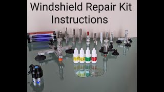 Windshield Repair Kit Instructions [upl. by Peper]