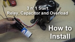 How to Install a Universal Relay 3 n 1 Starter on your Compressor [upl. by Oemor]