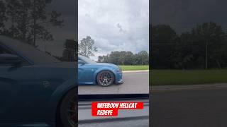 Widebody Hellcat Redeye foryou automobile srt shorts short dodge hellcat viralvideo [upl. by Orwin897]