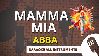 MAMMA MIA ABBA  KARAOKE [upl. by Pare]